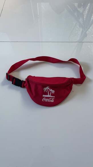 Coca-Cola Handbags - Coca-Cola Red Palm Tree Fannypack - Retro Beach Vacation Waist Bag